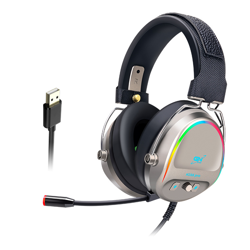 Wired RGB Gamer Headset with Mic