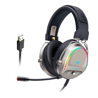 Wired RGB Gamer Headset with Mic