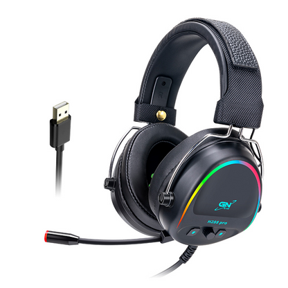 Wired RGB Gamer Headset with Mic