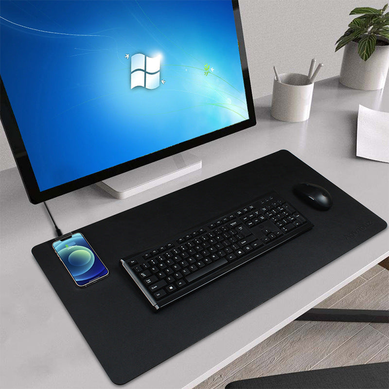 Wireless Charging Mouse Pad for Office and Gaming